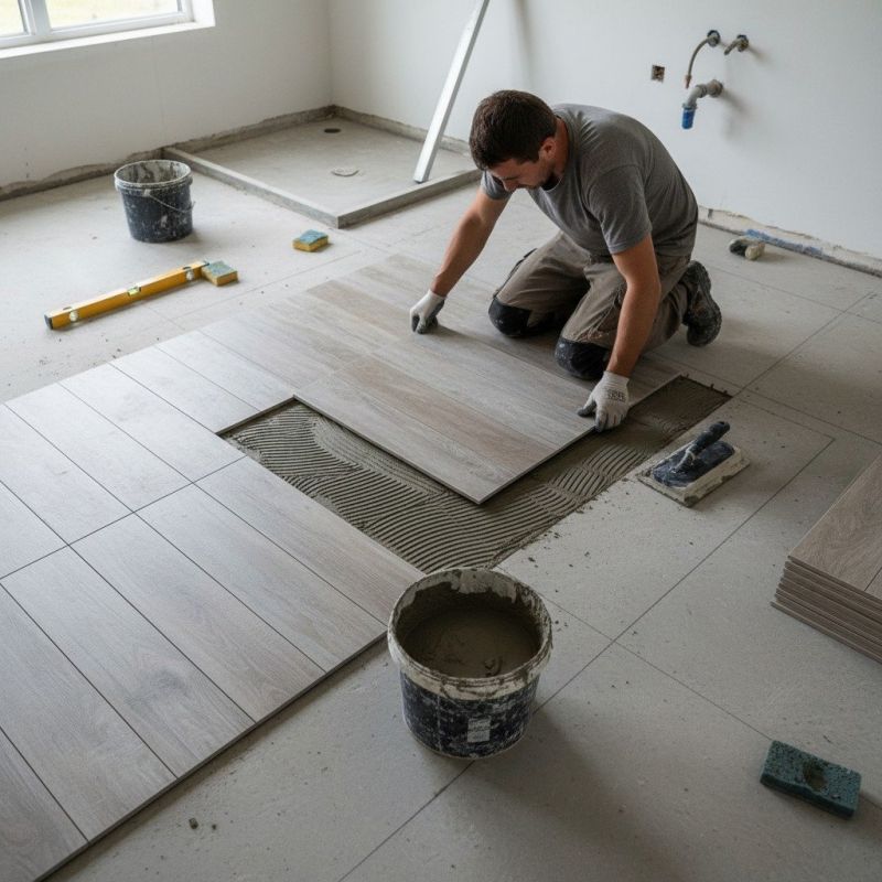 Bathroom Flooring Installation in Alexandria, VA